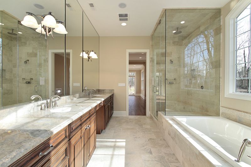 Bathroom Renovation Showcasing Bathtub